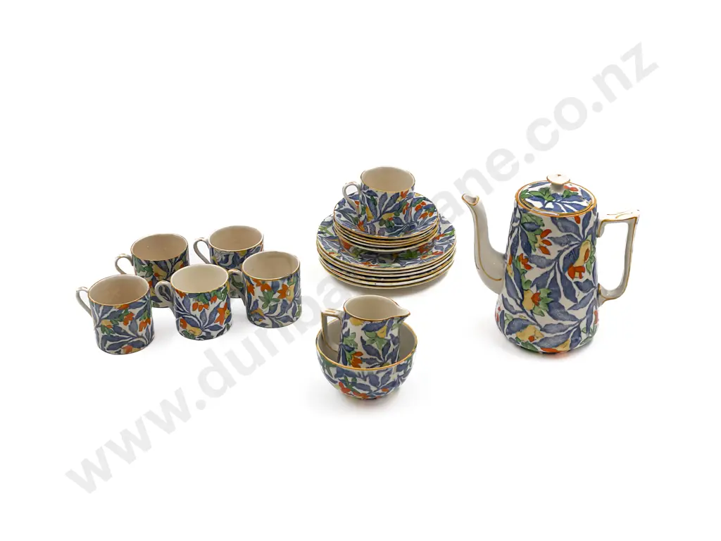 Barner Bros "Fantasy" Pattern Part Coffee Set Image 1++