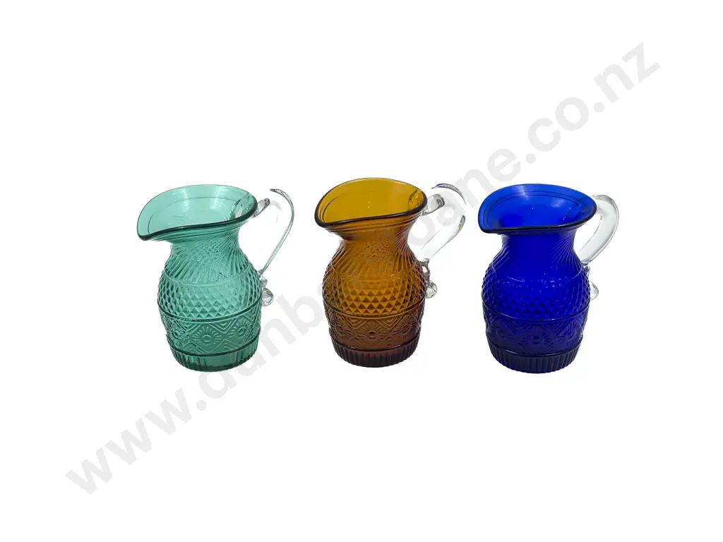 Three Pressed Glass Jugs Image 1++