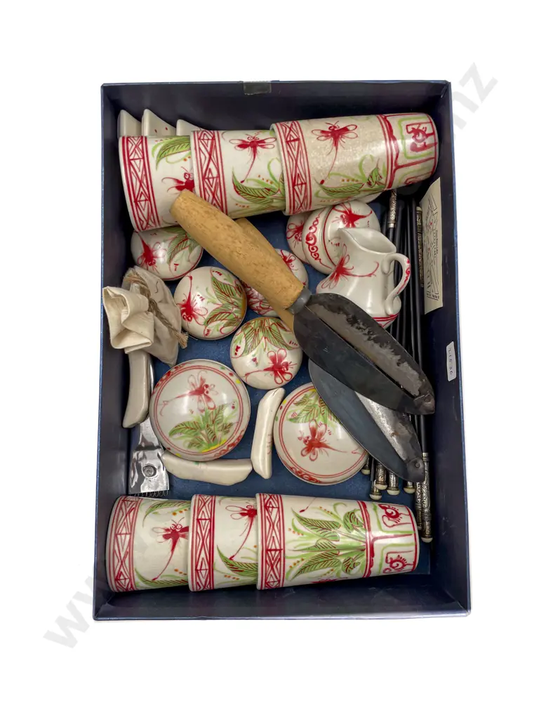 Assorted Vietnamese China and Assorted Utensils Image 1++