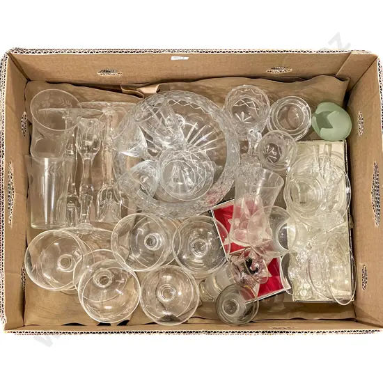 Quantity of Assorted Crystal and Glassware