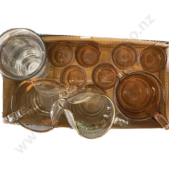 Three Lemonade Jugs & Assorted