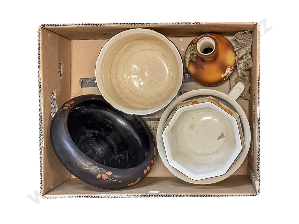Box Quantity of Assorted Jardinieres & Vases etc Image 1++