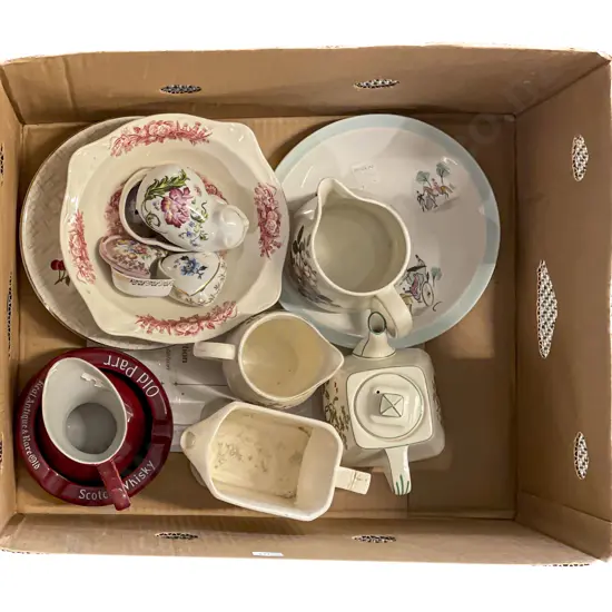 Two Boxes of Assorted China
