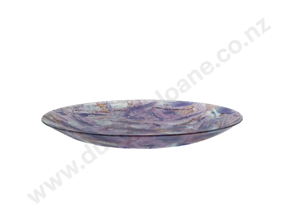 Large Art Glass Charger Image 1++
