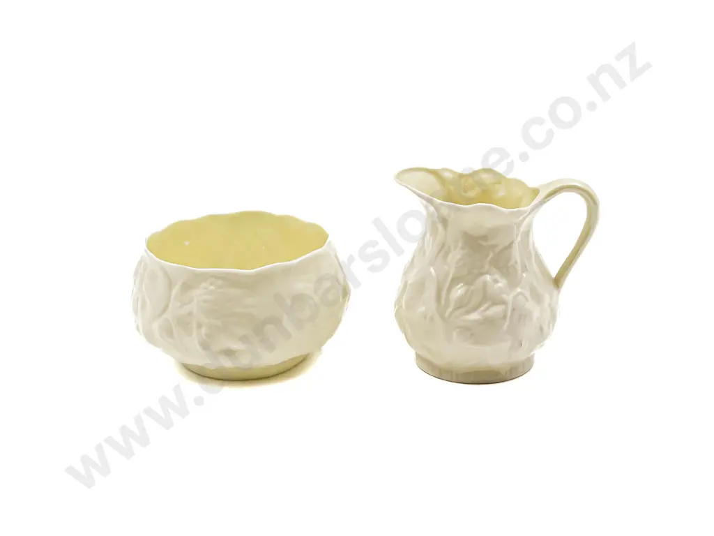 Belleek Sugar & Cream Image 1++