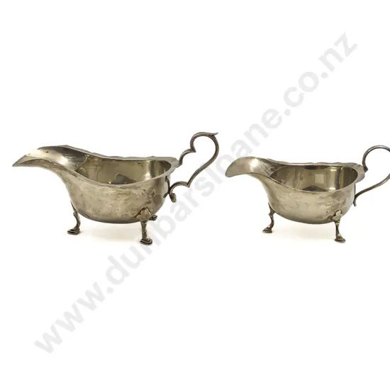 Two S/S Sauce Boats