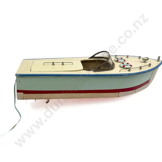 1950's Vintage Boxed Remote Control Speed Boat