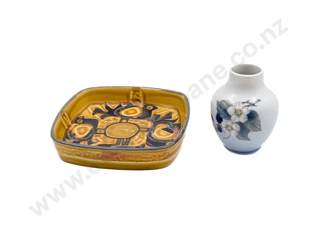 Royal Copenhagen Dish and Vase Image 1++