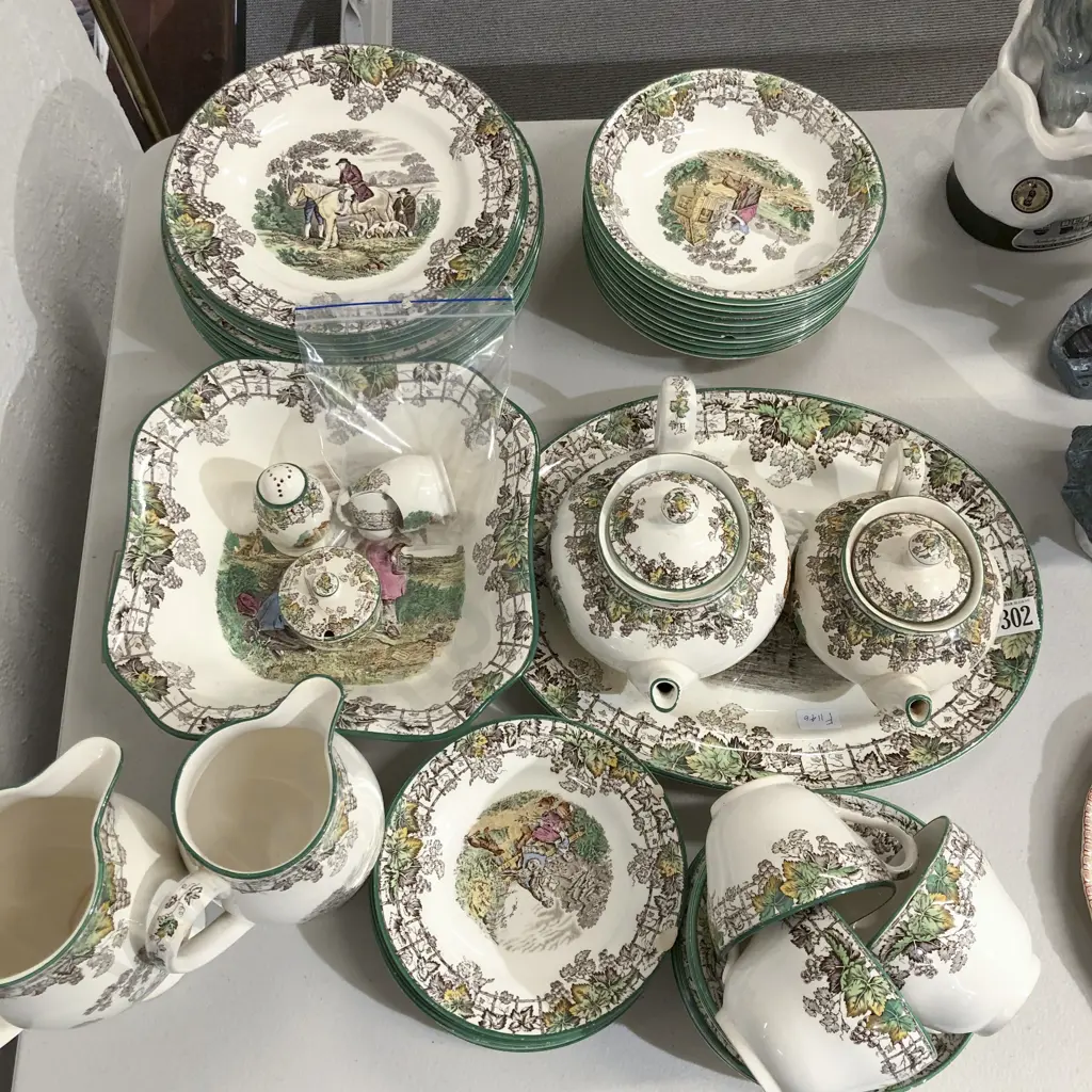 Copeland Spode "Spodes Byron" Pattern Part Dinner Service Image 1++