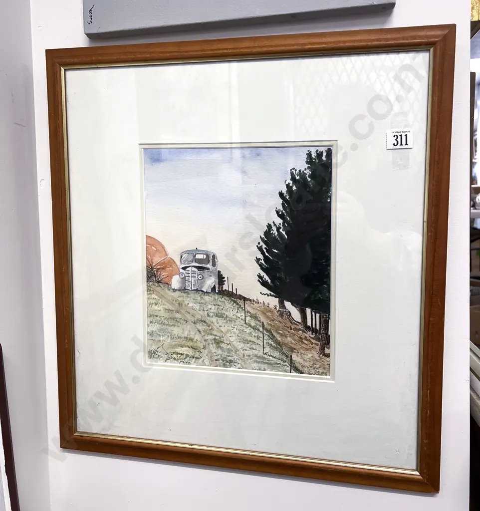 J. Spinet - Farm Landscape - Watercolour Image 1++