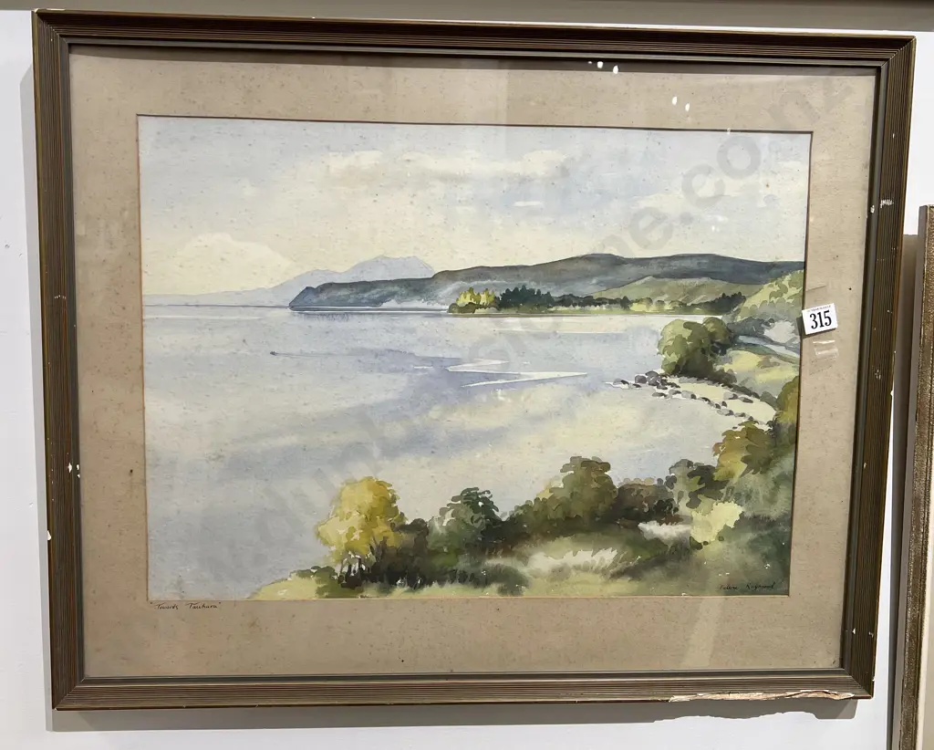 Val Raymond - Towards Tauhara - Watercolour Image 1++