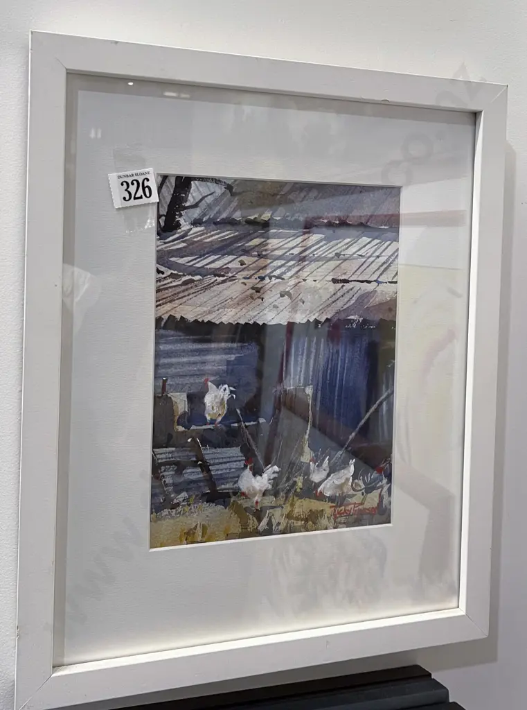 Jackie Pearson - Chicken Coop - Watercolour Image 1++