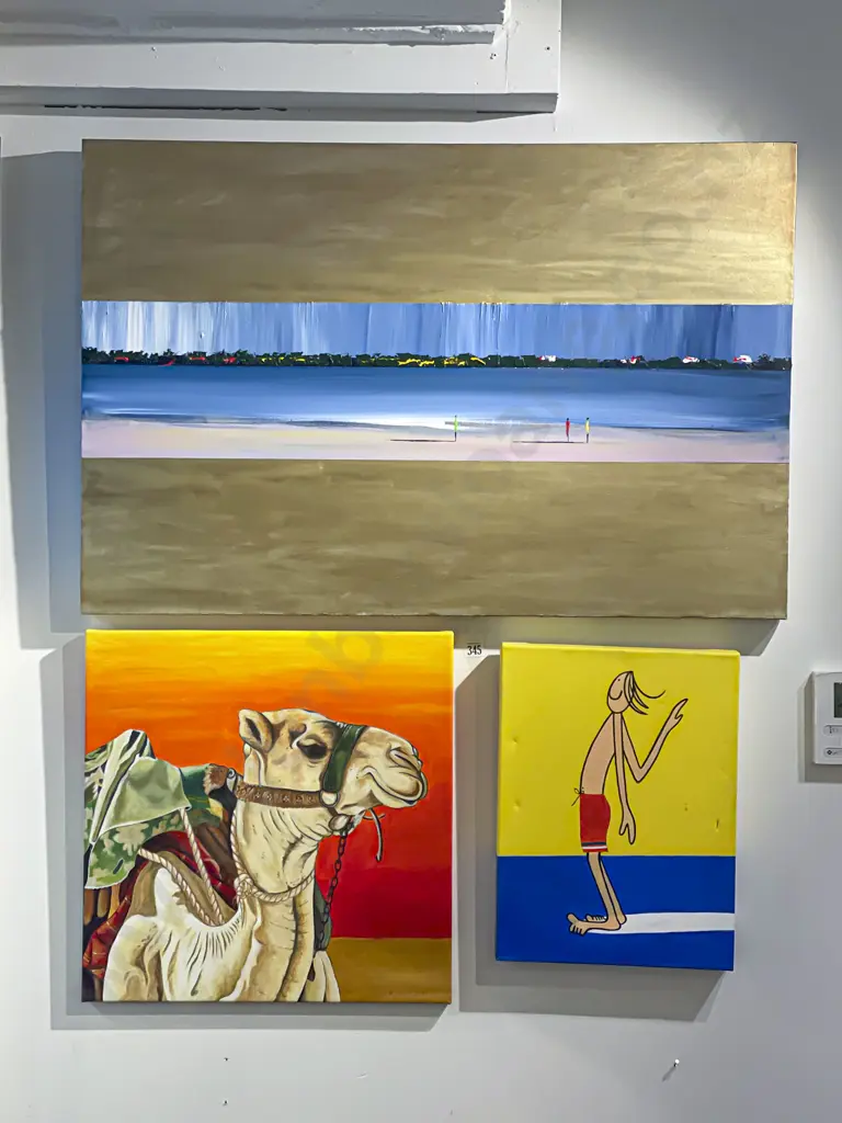 Steven McKay Acrylic on Canvas Together with Two Assorted Oil on Canvas Works Image 1++
