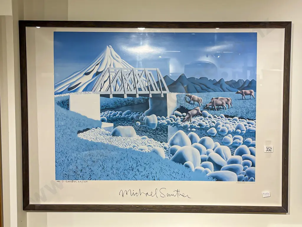 Michael Smither - Alfred Road Bridge - Signed Print Image 1++