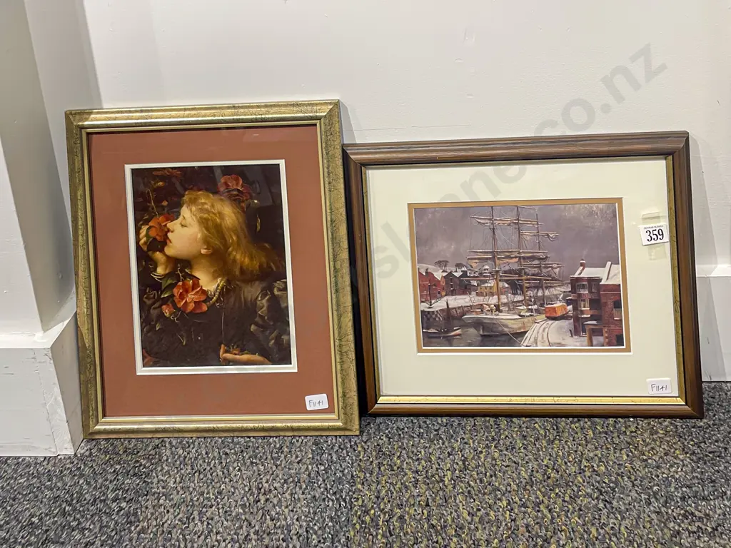 Richard Eurich Print Together with Pears Print Image 1++