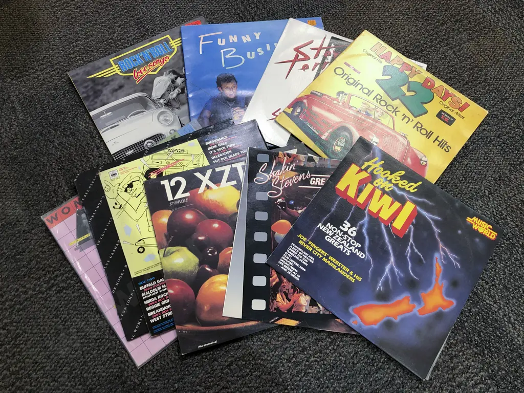 Box of Assorted Vinyl Records Image 1++