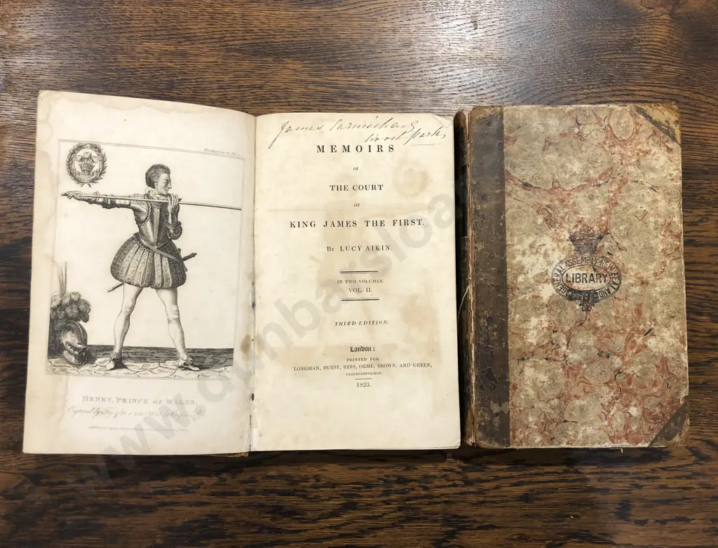 Aikin Lucy - Memoirs of The Court of King James The First (2 Volumes) Image 1++