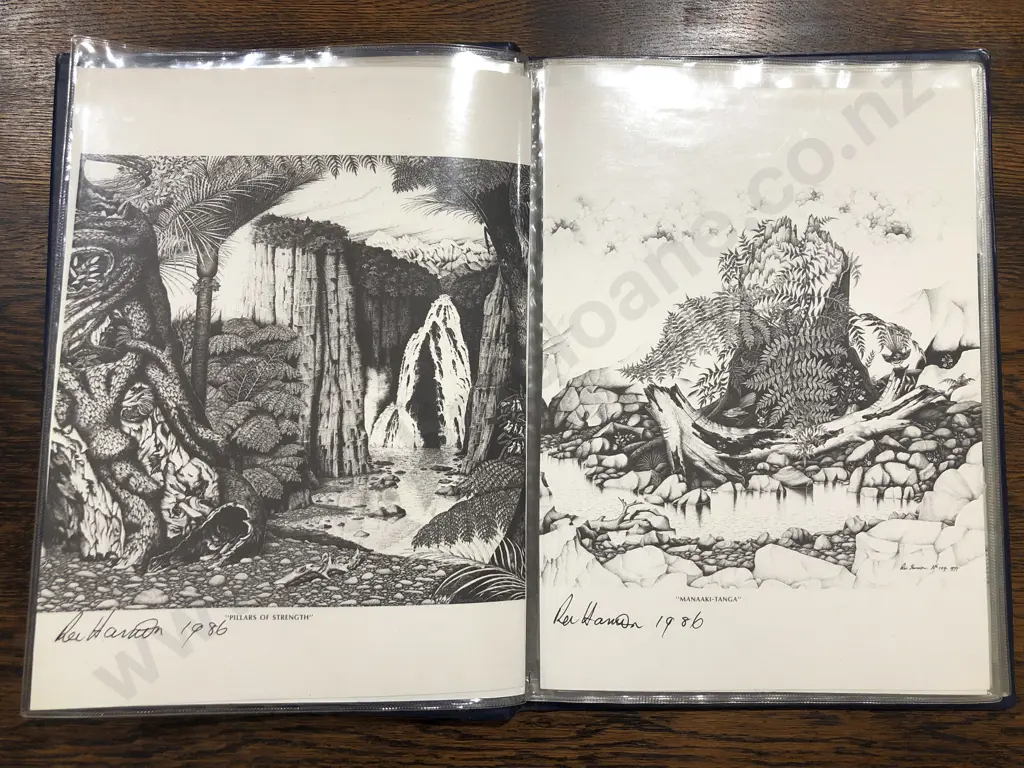 Folder of 22 x Signed Rei Hamon Loose Prints Image 1++