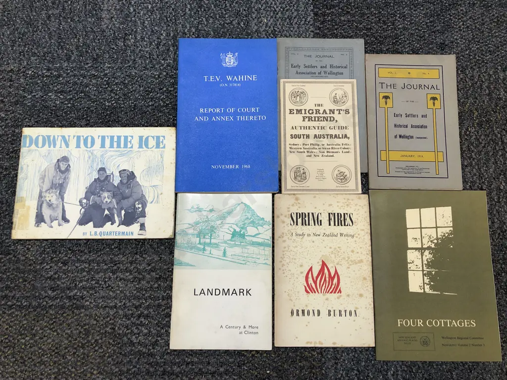 Box of Assorted Early NZ Reference Books Image 1++