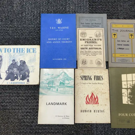 Box of Assorted Early NZ Reference Books