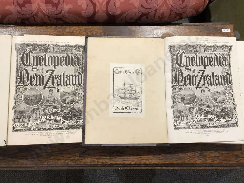 Cyclopedia of New Zealand - Volume 4 Southland & Vol. 6 Taranaki-Hawke's Bay-Wellington Image 1++