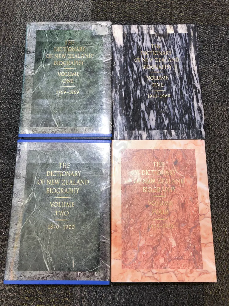 The Dictionary of NZ Biography (4) Image 1++