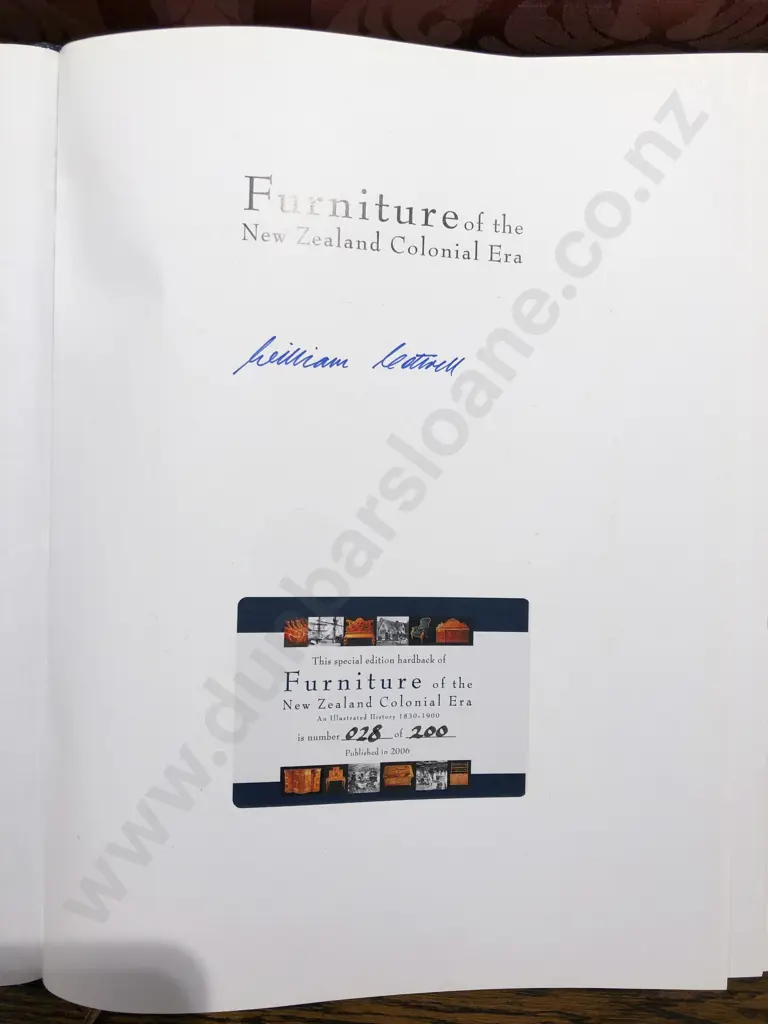 William Cottrell - Furniture of the NZ Colonial Era Image 1++