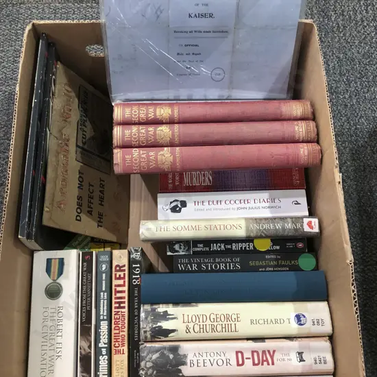 Box of Assorted Books