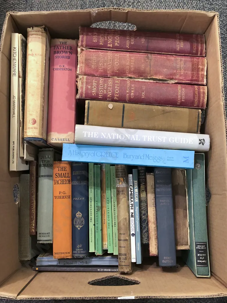 Box of Assorted Books Image 1++