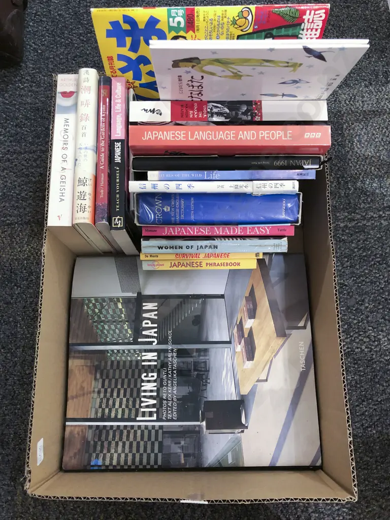 Box of Assorted Japan Reference Volumes Image 1++