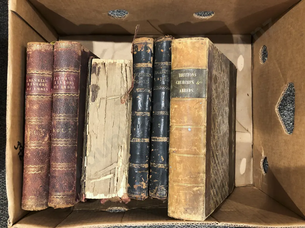 Box of Assorted Books Image 1++