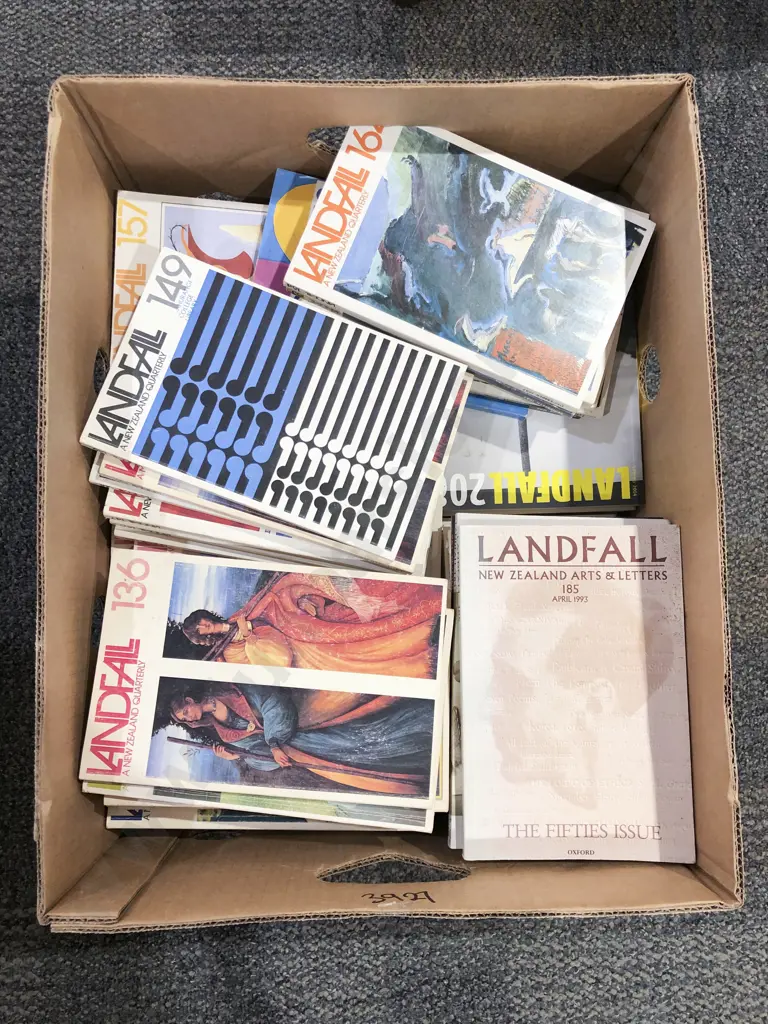 Box of  Assorted Landfall - A NZ Quarterly Image 1++
