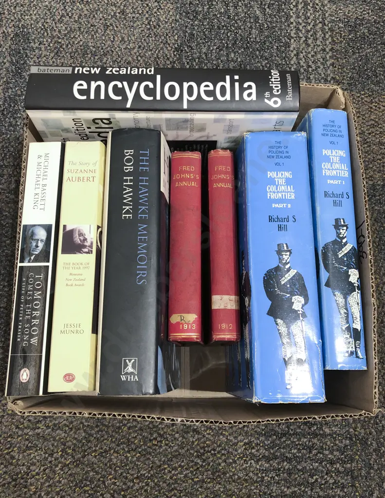Box of Assorted Books Image 1++