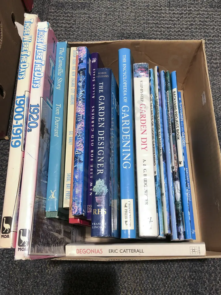 Box of Assorted Books incl Garden References Image 1++