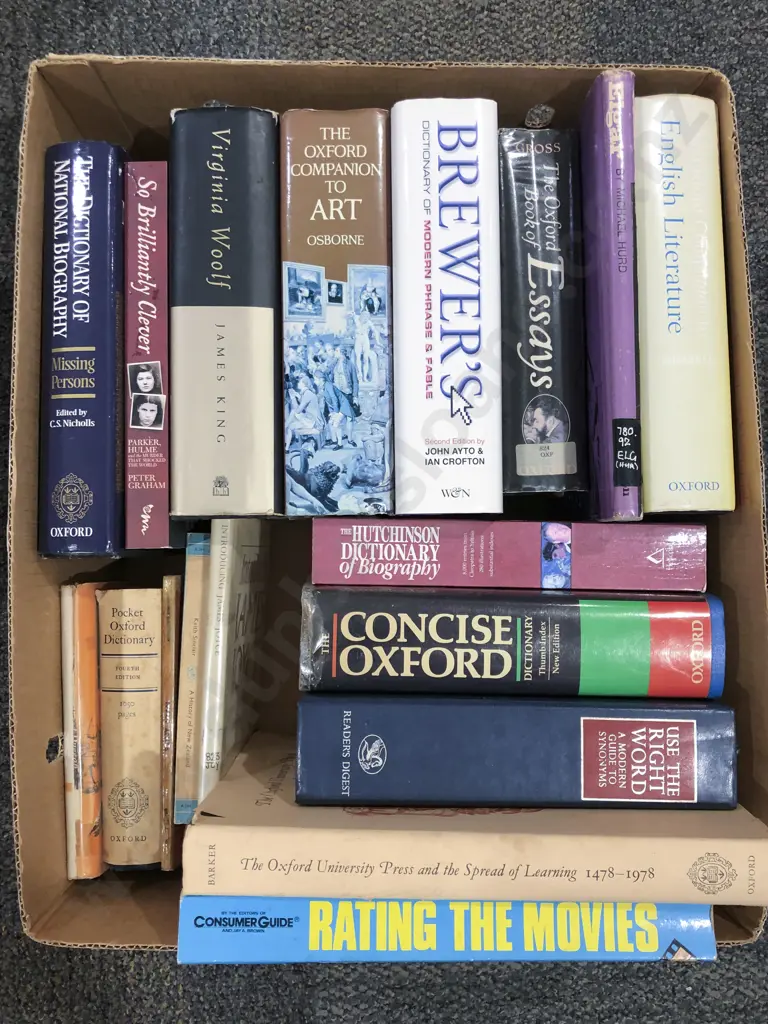 Box of Assorted Books Image 1++