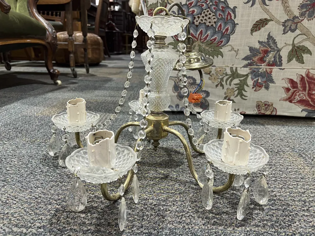 Pair of Five Light Candelabras Image 1++