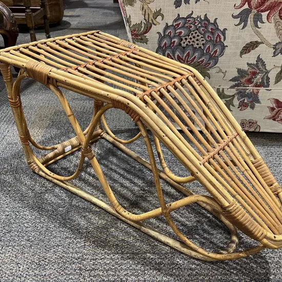 Cane Footstool