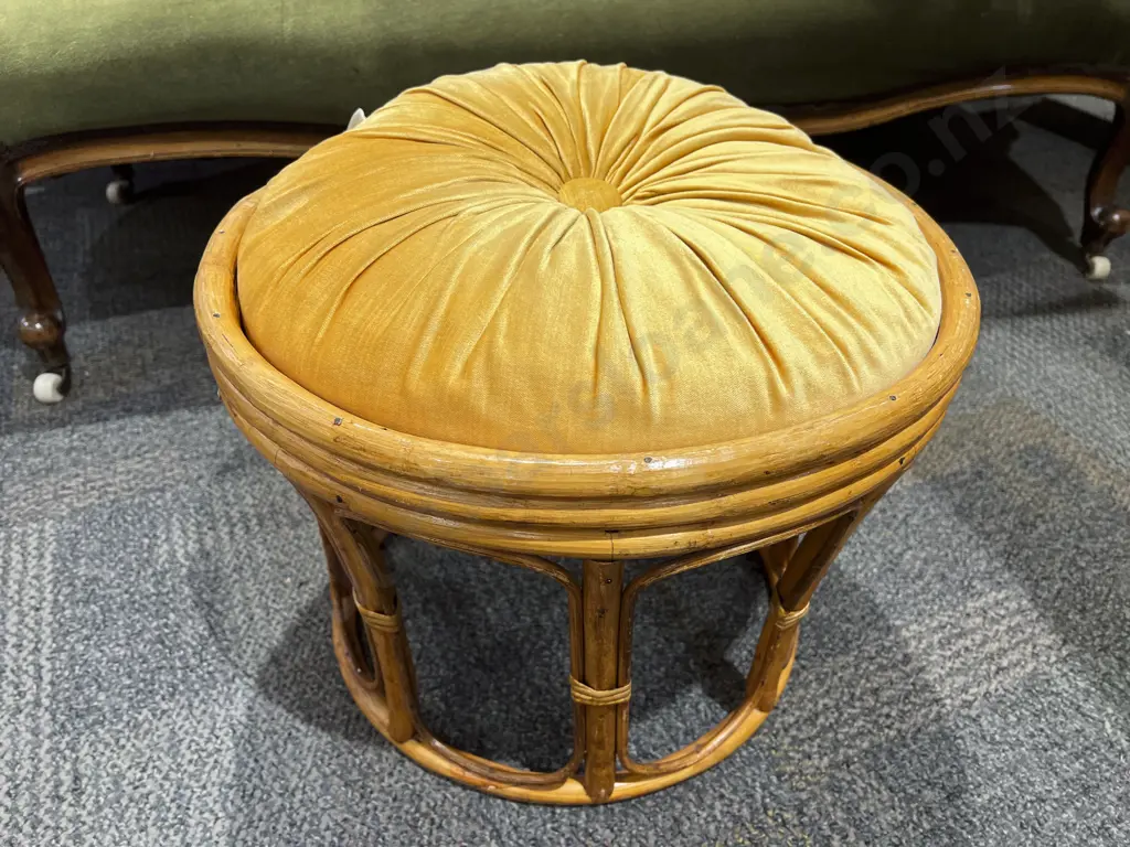 Cane Footstool Image 1++