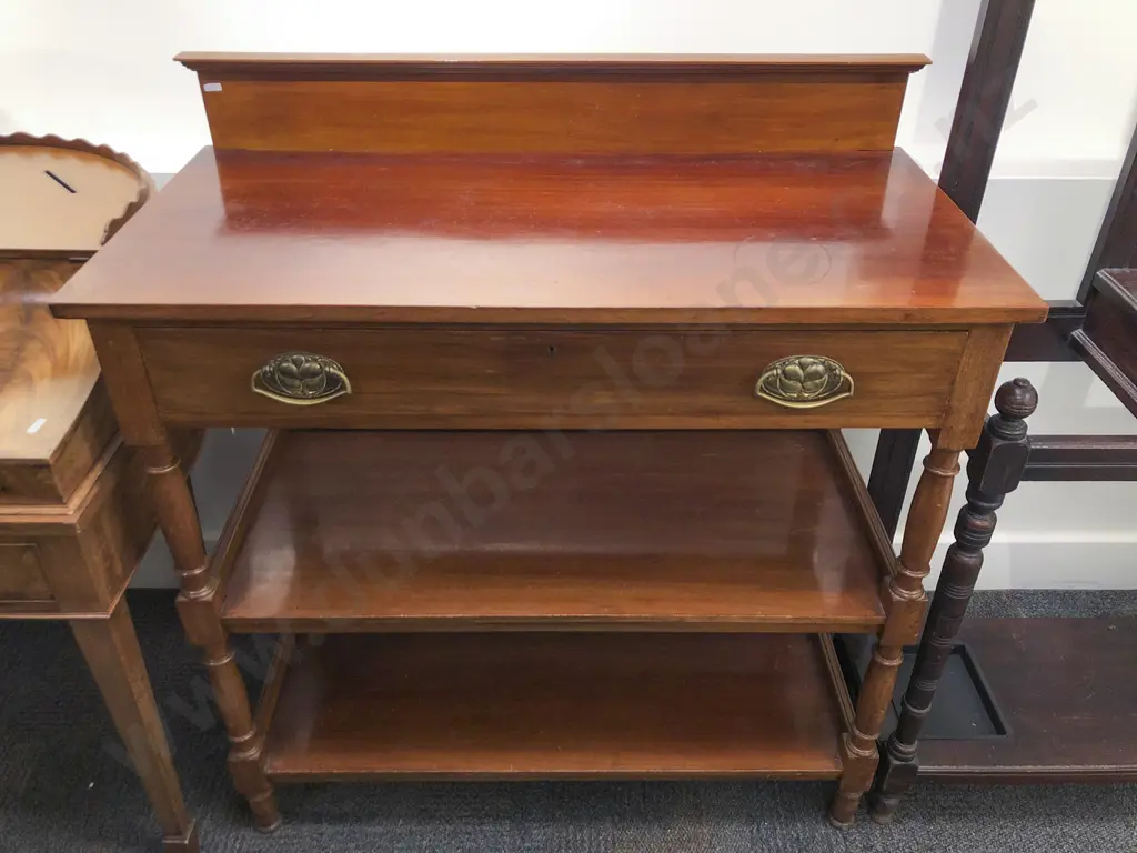 Edwardian Mahogany Dumb Waiter Image 1++