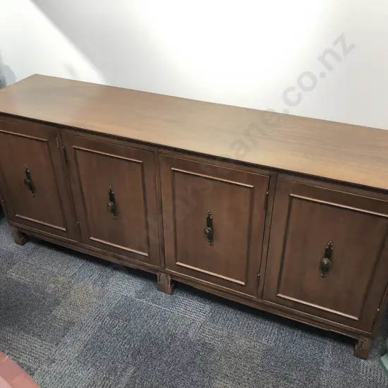 Repro. Mahogany Four Door Sideboard