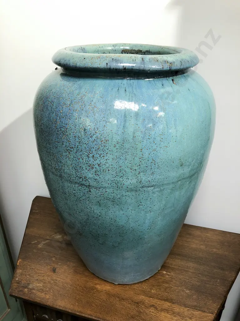 Glazed Pottery Floor Vase Image 1++