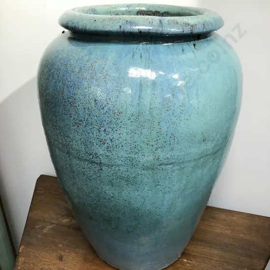 Glazed Pottery Floor Vase