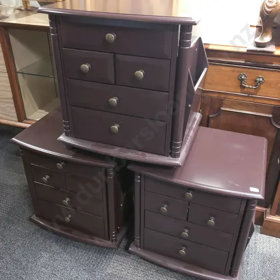 A Set of Three Occasional Side Chests