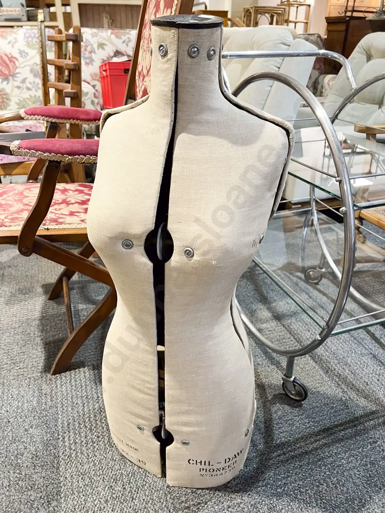Vintage English Made "Childaw" Dressmaker's Dummy without Stand Image 1++