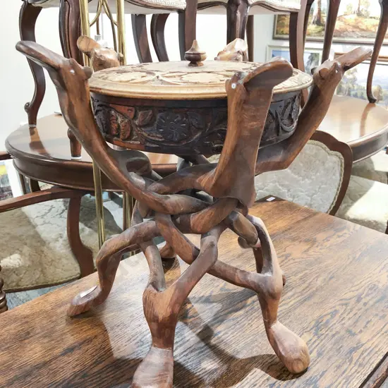 North African Spice Box on Stand