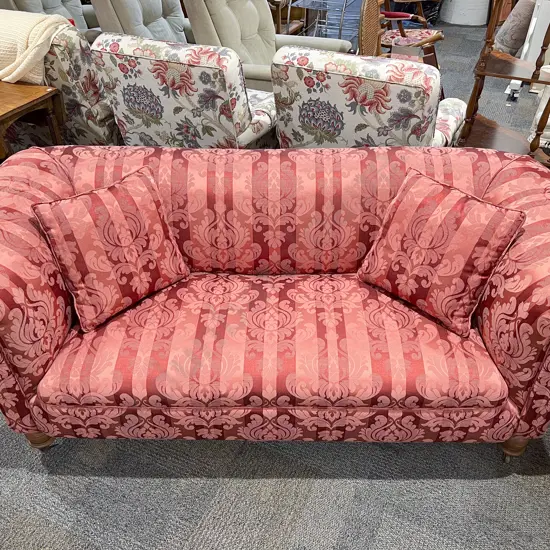 Victorian Upholstered Chesterfield Sofa
