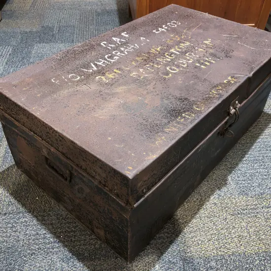 Vintage Tin Trunk