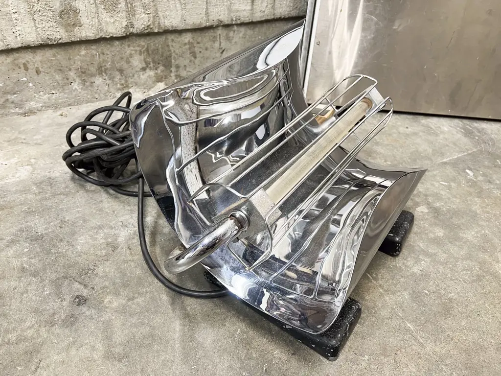1930's Art Deco HMV Chrome Plated Heater Image 1++