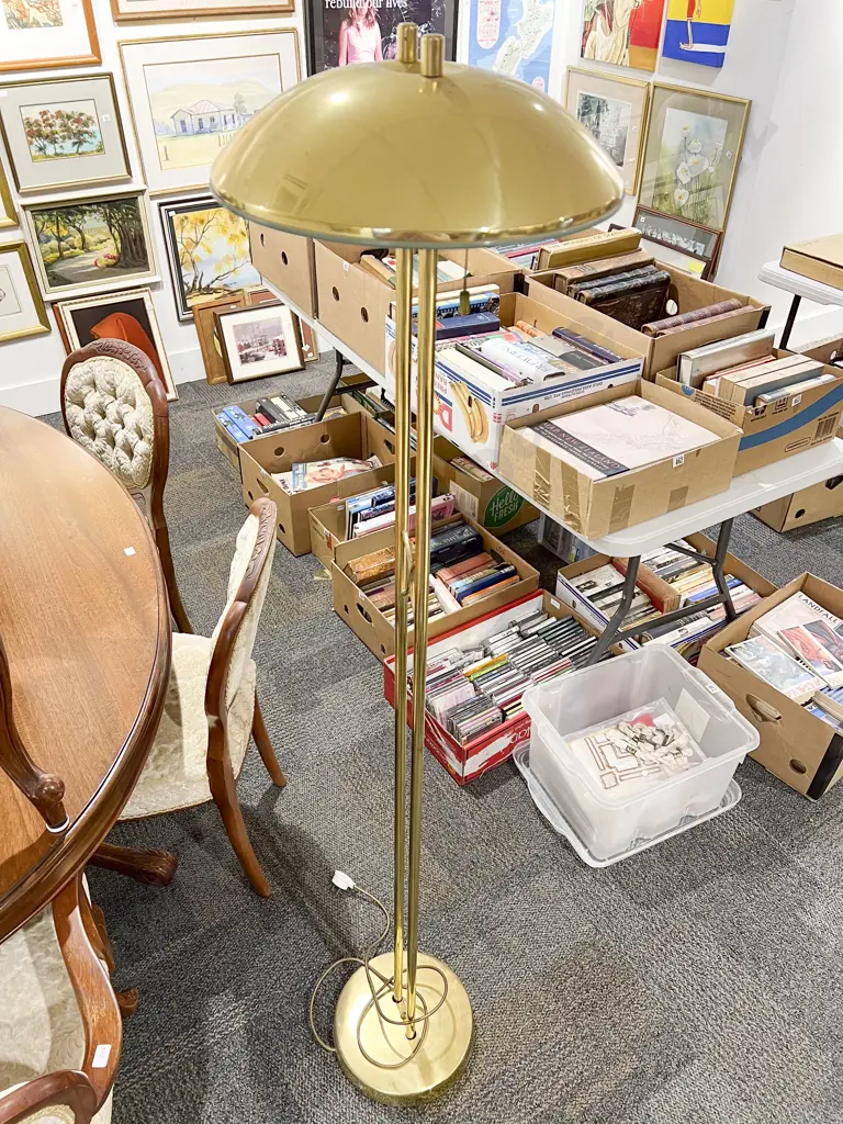 Brass Floor Standing Lamp Image 1++