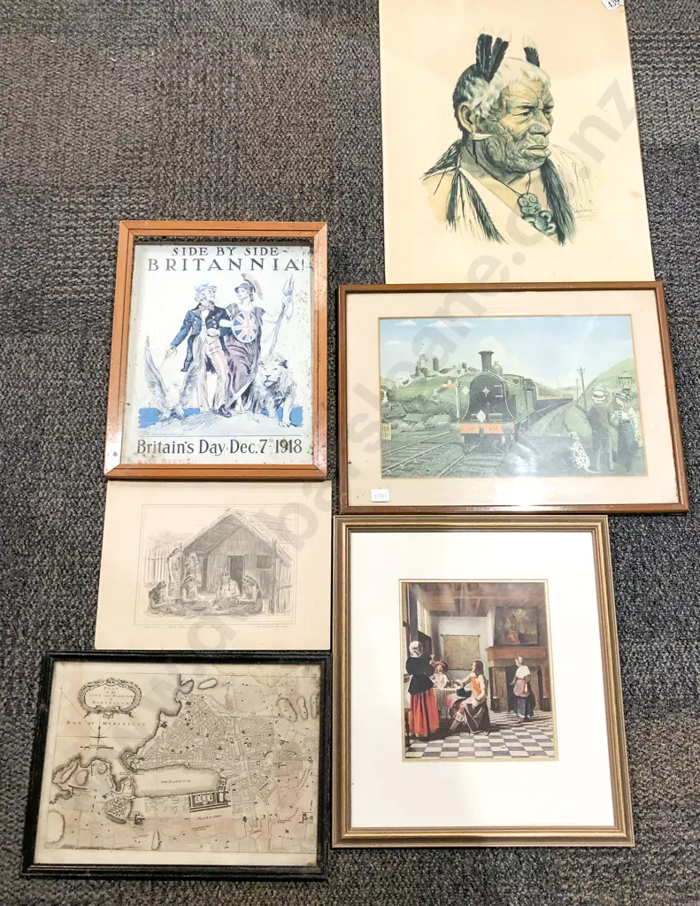 Box of Assorted Artworks Image 1++